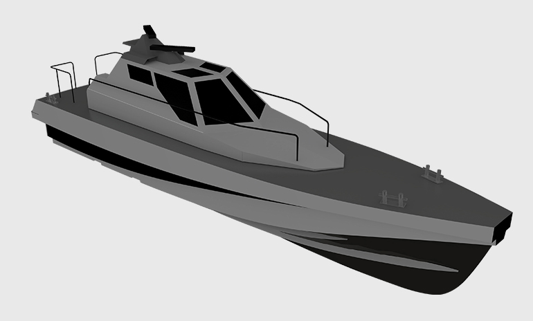 High Speed Military Boat
